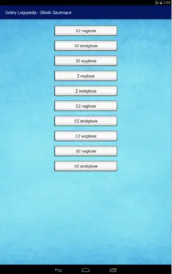 Głoski Szumiące Dobry Logopeda android App screenshot 1